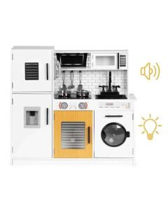 ECO TOYS Drvena kuhinja za decu sa zvukom i svetlom Nana