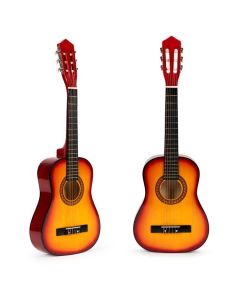 ECO TOYS Velika klasična drvena gitara za decu sa 6 žica – ecotoys