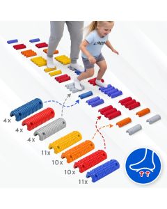 Veliki set 42+12 elemenata, prevencija i korekcija ravnih stopala - podrška  / proizvođač Iron Sport