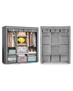 MODERNHOME Veliki platneni garderober sa policama 3 - PJJSC002