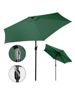 MULTIGARDEN Ugaoni suncobran 270cm, zelena - SL-UM003C GREEN