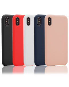 Maska za iPhone XS Max Velvet touch crna - 030623