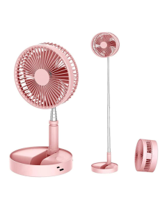 Ventilator sa podesivom visinom i daljinskim upravljačem roze