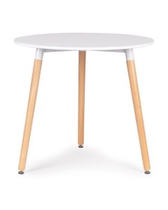 BOLZZ Verona okrugli sto 80 cm - BOLVERTBLWHIT