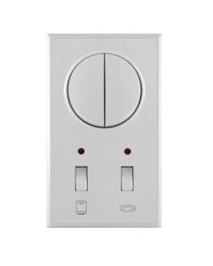 METALKA PREMIJER Vertikalna sklopka za kupatilo 16AX/250V (keramika) sa serij. sklopkom - 1002-1-1-1