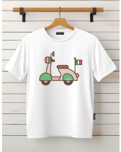 TAMANITZA Muška bela majica VESPA - Tamanitza58L