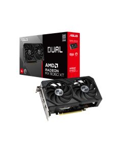 ASUS Grafička karta DUAL RX9060XT 8GB 128bit, crna - DUAL-RX9060XT-8G