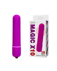 Ljubičasti klitoralni vibrator 10 funkcija vibracije - 014192