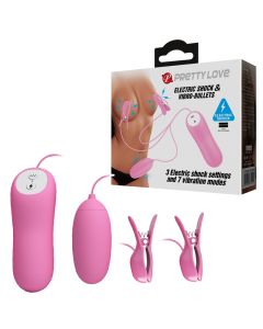 Vibro jaje i štipaljke za bradavice - 014987