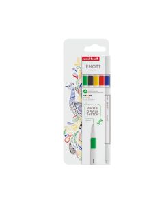 Uni Fineliner Emott set 5/1 0,4 Vivad Colours