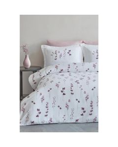 VIKTORIJA Posteljina od satena 200X220cm Satin Series Kylie pembe - VLK000641-kyliepembe