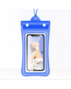 Vodootporna torbica za telefon 7 in tamno plava