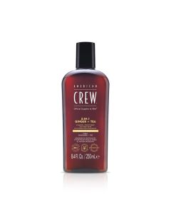 AMERICAN CREW Gel za tuširanje, Šampon za kosu i Regenerator za kosu ENERGIZING, 3u1, 250 ml - VSD749