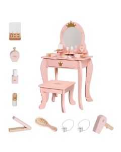 Dečiji sto za šminkanje KINDER HOME sa ogledalom, Princeza
