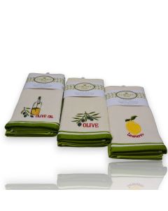Set 6 kuhinjskih krpa Wafle, green - VLK000109- green