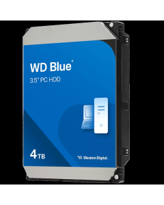 WESTERN DIGITAL HDD Desktop WD Blue (3.5'', 4TB, 128MB, 5400 RPM, SATA 6 Gb/s)