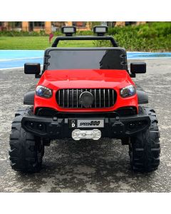 EUROBAJK Mercedes Terenac 4×4 – Crveni – Auto na akumulator za decu