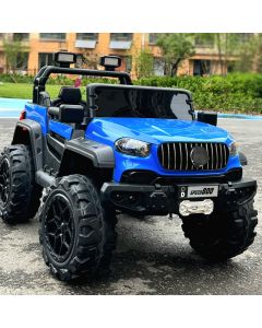 EUROBAJK Mercedes Terenac 4×4 – Plavi – Auto na akumulator za decu