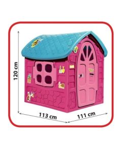 EUROBAJK Velika kućica za decu – Pink