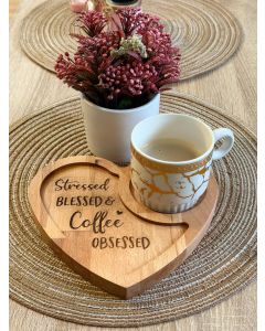 ARBOREA Srce daska, drvena, 20x20 cm