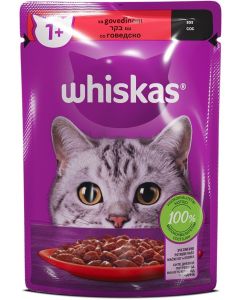WHISKAS Hrana za mačke Adult sa govedinom 85g - 3638702
