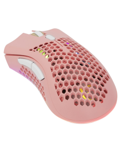 White Shark MIŠ WGM 5012 LIONEL, Whireless Mouse Pink RGB / 10000 dpi - WS502820