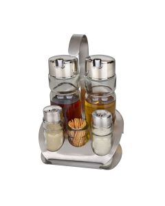WI GASTRO Set za so - biber - ulje - sirće - čačkalice - Wi-0011