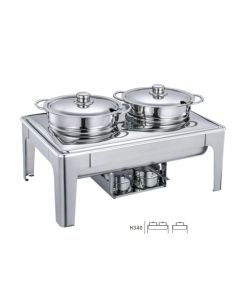 WI GASTRO Dish - Chafing za supu dupli 2 X 9 L - Wi-0120