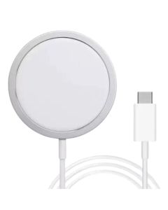 Bežični punjač Magnetic HQ 15W, bela - 1330051