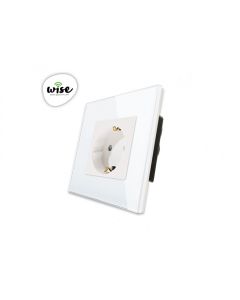 Wise Utičnica 16a stakleni panel beli - PMK000056A00000