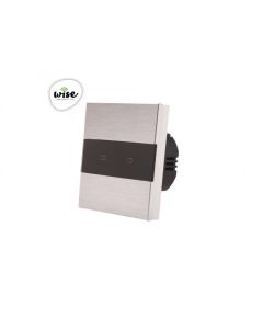 Wise Wifi pametni prekidač 2 tastera aluminijumski panel - PMK000224A00000
