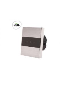 Wise Wifi pametni prekidač 3 tastera aluminijumski panel - PMK000225A00000