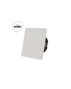 Wise Wifi pametni prekidač SUN, 2 taster - stakleni panel - PMK000233A00000