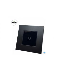 Wise WISE wifi pametni prekidač - 1 taster, PVC mat panel crni - PMK000149A00000
