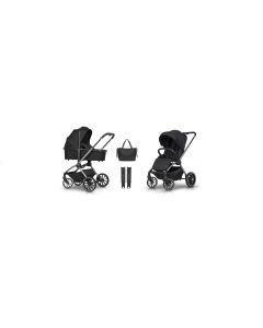 EUROCART Kolica za bebe 2u1 Easy Go Giro Ebony, crna - W-EA-GIRO-EB