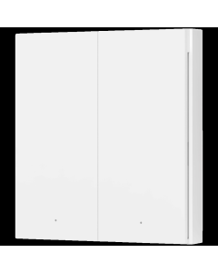 AQARA Pametni zidni prekidač WRS-R02 H1 Wireless dupli (bez neutralnog konduktora) - WRS-R02