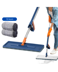 CLEANMATES Praktični mop sa samoceđenjem + 10 krpa gratis
