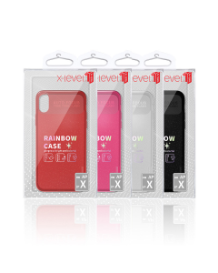 Maska za Samsung A8 plus/ A730 (2018) X-Level Rainbow transparent - 029354