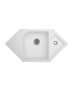 METALAC INKO Sudopera X Granitna Diamond 960×510 fi sifona 90/60 bela - 191593
