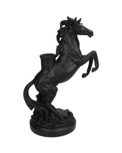 DEKOR DOM Držač za sveću HORSE 23cm XET-8050 - Black - KSN