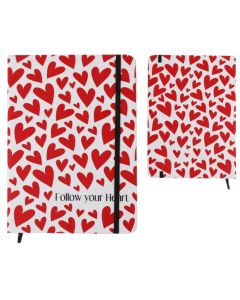 ITOTAL notes A5 tačkice 96 lista Follow your heart