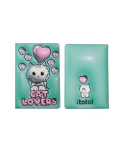 Itotal Notes 3D Bela Mačka Blanko 96 Lista