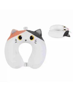 ITOTAL Jastuk za putovanje Mačka Narandžasta