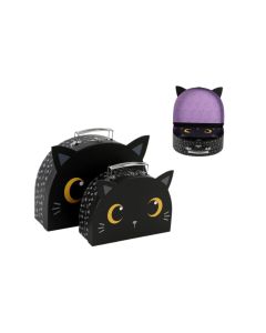 ITOTAL Kutija sa ručkom Crna mačka 2u1