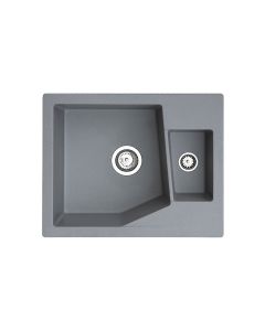 METALAC INKO Sudopera X Granitna Linea M 1.5D 620×500 fi sifona 90 grafit - 372995