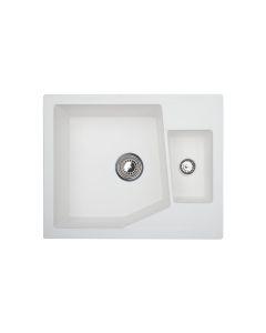 METALAC INKO Sudopera X Granitna Linea M 1.5D 620×500 fi sifona 90 bela - 192045