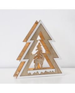 DEKOR DOM Novogodišnja LED dekoracija 20x5x22cm Tree XM6028 - 023488