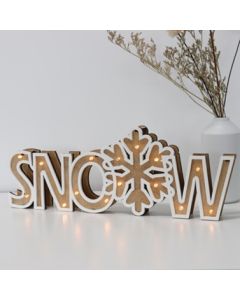 DEKOR DOM Novogodišnja LED dekoracija 38x3.2x14cm Snow XM6036 - 023486