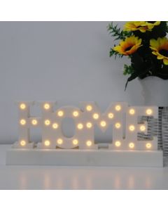DEKOR DOM Novogodišnja LED dekoracija 29.5x5.5x12cm Home XM6050, bela - 023489