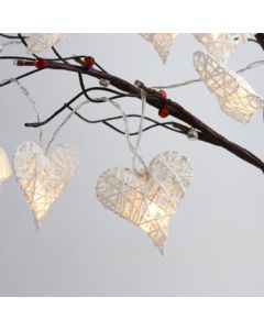 DEKOR DOM Novogodišnja LED rasveta Heart XM6204, bela - 023495